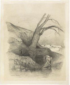 Kniende Frau von Odilon Redon