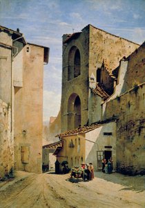 Altes Porta a Pinti, ca. 1880 von Odoardo Borrani