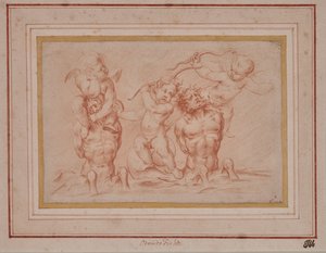 Tritonen und Putti