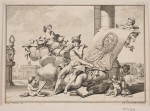 Peder Lasson. Allegorische Umgebung. von Odvardt Helmoldt de Lode