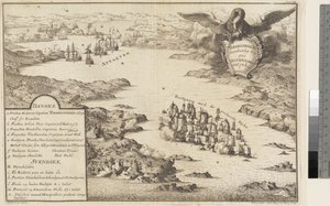 Tordenskjolds Zug nach Dynekilden 1716 von Odvardt Helmoldt de Lode