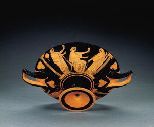 Attische rotfigurige Kylix, ca. 470 v. Chr.