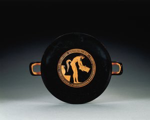 Attische rotfigurige Kylix, ca. 470 v. Chr. von Oedipus Painter