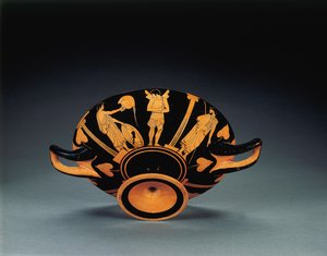 Attische rotfigurige Kylix, ca. 470 v. Chr.