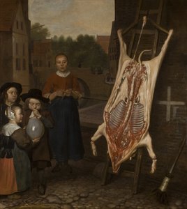 Geschlachtetes Schwein