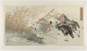 Der Chinesisch-Japanische Krieg: der große Sieg bei Jiuliancheng von Ogata Gekko