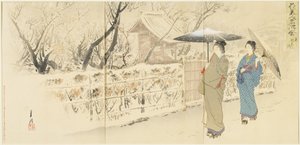 Garyo_bai Pflaume in Kameido, Dezember 1895