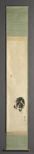 Hund mit Schmetterling von Ohara Koson