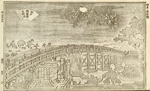 Buch der Ansichten von Edo, S. 25 von Okada Shuntosai