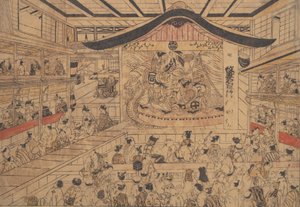 Im Theater von Okumura Masanobu