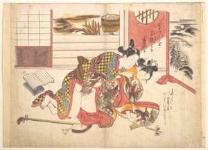 Schlafzimmerszene von Okumura Masanobu