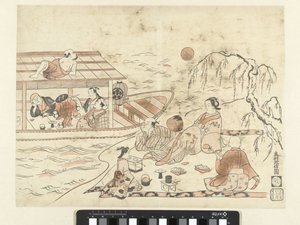 Nächtliches Bootfahren von Okumura Masanobu