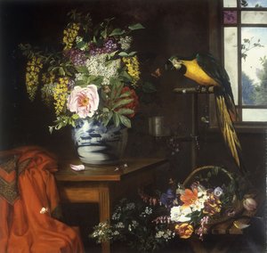 Stillleben mit einer Vase voller Blumen, 1874