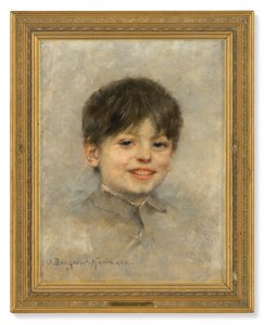 Porträt eines Jungen von Olga Beggrov Hartmann