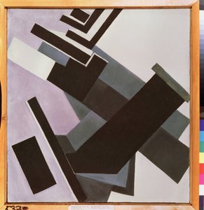 Abstrakte Komposition. Gemälde von Olga Wladimirowna Rosanowa (1886-1918)