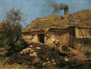 Arbeit am Bauernhof