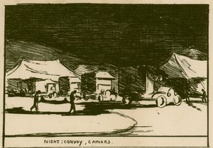 Nacht: Konvoi, Camiers von Olive Mudie Cooke