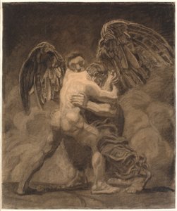 Jakobs Kampf mit dem Engel von Oluf Hartmann