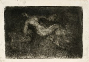 Zephyr entführt Psyche von Oluf Hartmann