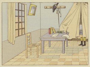 Ein Leutnant in Valence im Jahr 1785, Napoleon stand vor der Morgendämmerung auf von Onfray de Breville Job