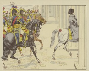 Napoleon betritt Berlin, 27. Oktober 1806 von Onfray de Breville Job