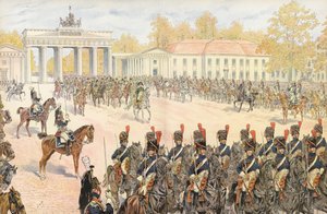 Napoleon zieht triumphierend in Berlin ein von Onfray de Breville Job
