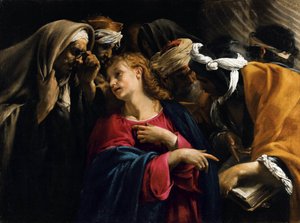 Christus unter den Doktoren von Orazio Borgianni von Orazio Borgianni