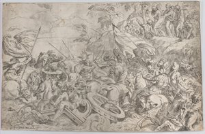 Die Überquerung des Roten Meeres von Orazio Farinati