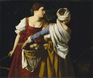 Judith und ihre Magd mit dem Kopf des Holofernes