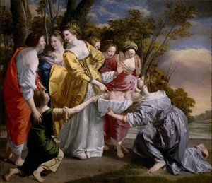 Die Entdeckung des Moses von Orazio Gentileschi