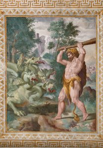 Herkules kämpft gegen die Lernaische Hydra (Detail)