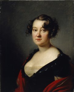 Porträt von Prinzessin Yelena Mikhaylovna Galitzine 1776-1856, 1815 von Orest Adamovich Kiprensky