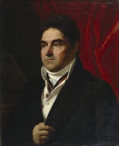 Porträt von Wassili Semjonowitsch Chwostow, 1756-1832, 1814 von Orest Adamovich Kiprensky