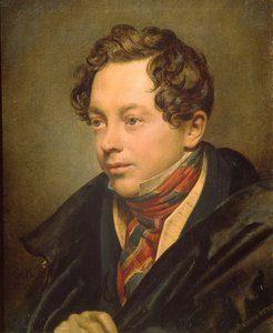 Porträt des Künstlers Pyotr Basin 1794-1881, 1829 von Orest Adamovich Kiprensky