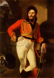 Porträt von Yevgraf Vladimirovich Davydov, 1822, 1965