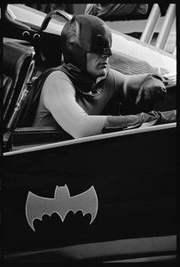 Batman am Set der TV-Serie 