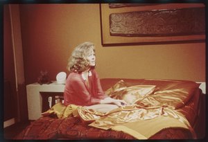 Faye Dunaway am Set von 