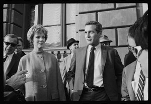 Julie Andrews und Paul Newman am Set von 
