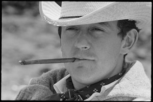 Louis Malle am Set von 