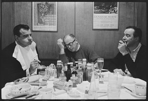 Walther Matthau, Billy Wilder und Jack Lemmon am Set von 