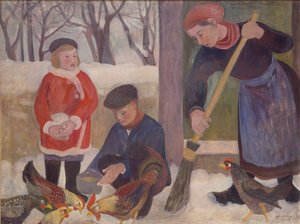Winter von Orovida Camille Pissarro