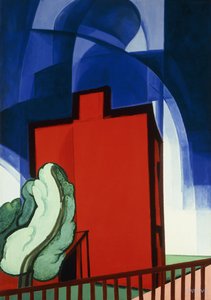 Blau oben