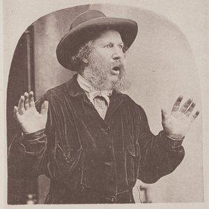 Überraschter Mann