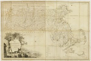 Karte von Massachusetts proper: zusammengestellt aus tatsächlichen Erhebungen im Auftrag des General Court und unter der Aufsicht von deren Beauftragten, 1802 von Osgood Carleton
