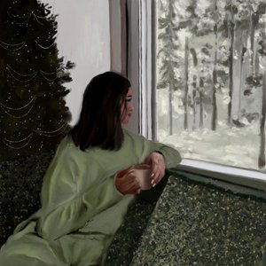 Gemütliches Winterfenster von Osheensgallery