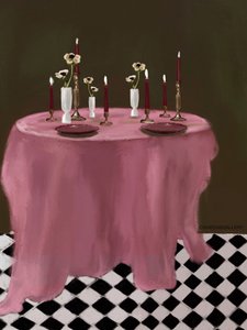 Romantische Tischdekoration von Osheensgallery