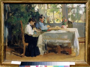 In der Veranda von Osip Emmanuilovich Braz