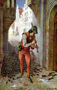 Der Rattenfänger von Hameln, ca. 1910er (Illustration)