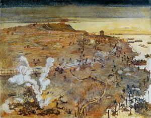 Die Schlacht von Belgrad von Oskar Laske