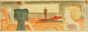 Interieur mit sechs Figuren I